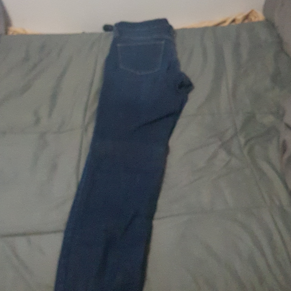 Dark blue jeans